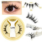 Blushimmer magnetic 3D mink false eyelashes set with tweezers, natural long reusable false eyelashes for makeup application.