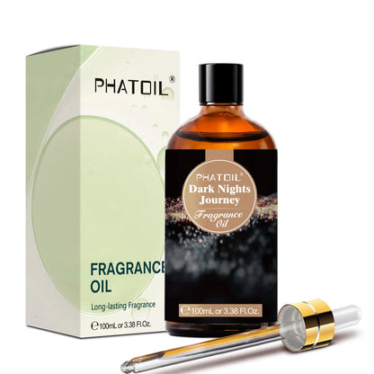 Blushimmer PHATOIL 100ml aroma fragrance oil with fresh linen, bubble gum, baby powder scents for skin, candles, and aromatherapy.