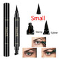 Black Wing Stamp Liquid Eyeliner by Blushimmer, waterproof and smudge-proof with precise wing stamp tip on a sleek applicator.