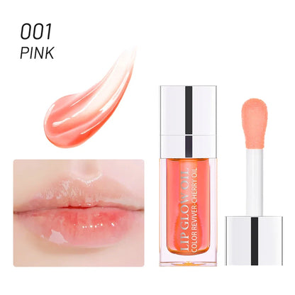 Blushimmer Crystal Jelly Lip Oil and Plumping Lip Gloss with tinted, moisturizing formula and shiny, sexy lip glow effect.