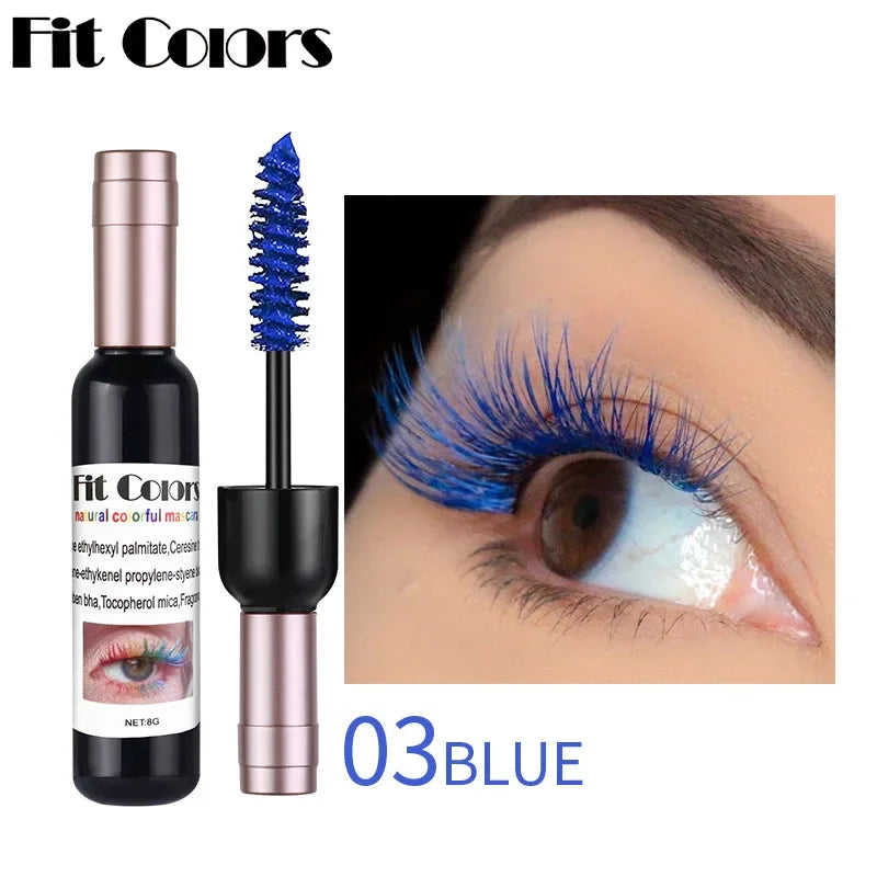 Colorful Waterproof Mascara - Glitter Diamond Cosplay Makeup
