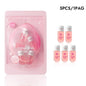 Blushimmer Young Vision cleansing oil set with rose flower makeup remover bottles, gentle, non-irritating pore cleansing products.