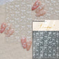 French leopard print bowknot lace ribbon with rhinestones and pearls, perfect for manicure nail art decoration by Blushimmer.