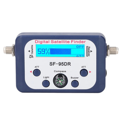 Digital Satellite Signal Finder Digital Satellite Signal Finder 950‑2150MHz LCD Display Backlit Portable Satellite Finder