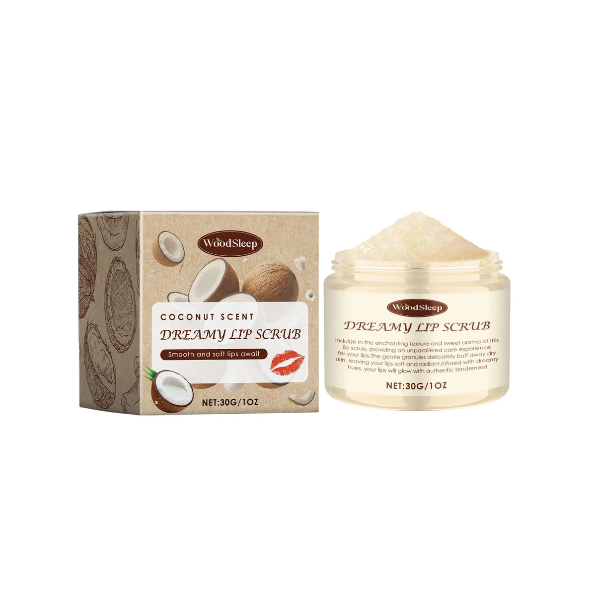 Blushimmer gentle lip exfoliator scrub with moisturizing repair, brightens chapped lips, suitable for all seasons and travel use.