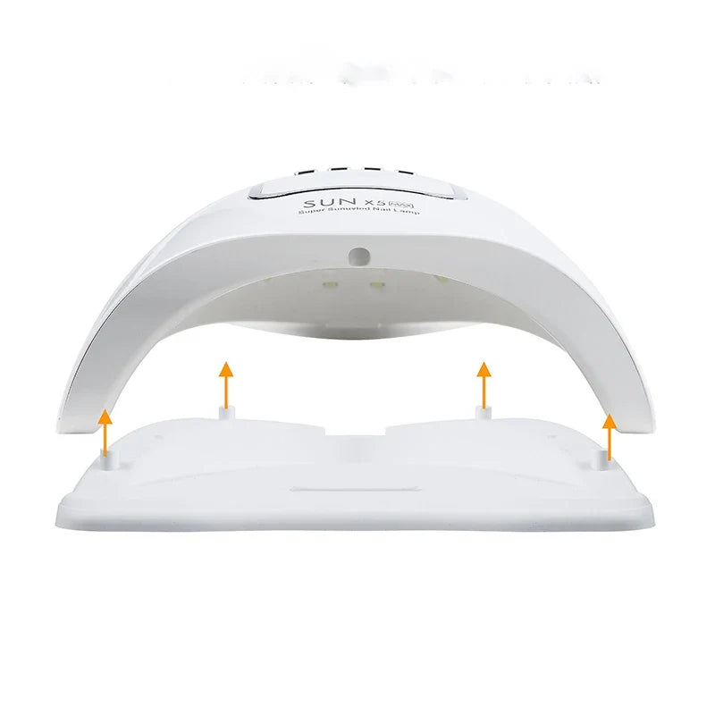 Blushimmer SUNX5Max 150W UV LED nail lamp with 45 LEDs for fast gel drying, manicure salon phototherapy equipment