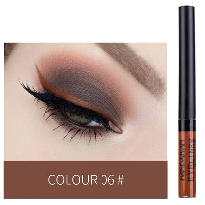 Blushimmer waterproof liquid eyeliner pen with vibrant color and precise tip for long-lasting eye makeup application.