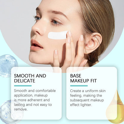 Lightweight Hydrating Moisturizing Primer - Plant-Based Isolation Protection Brightening Concealing No-Makeup Base