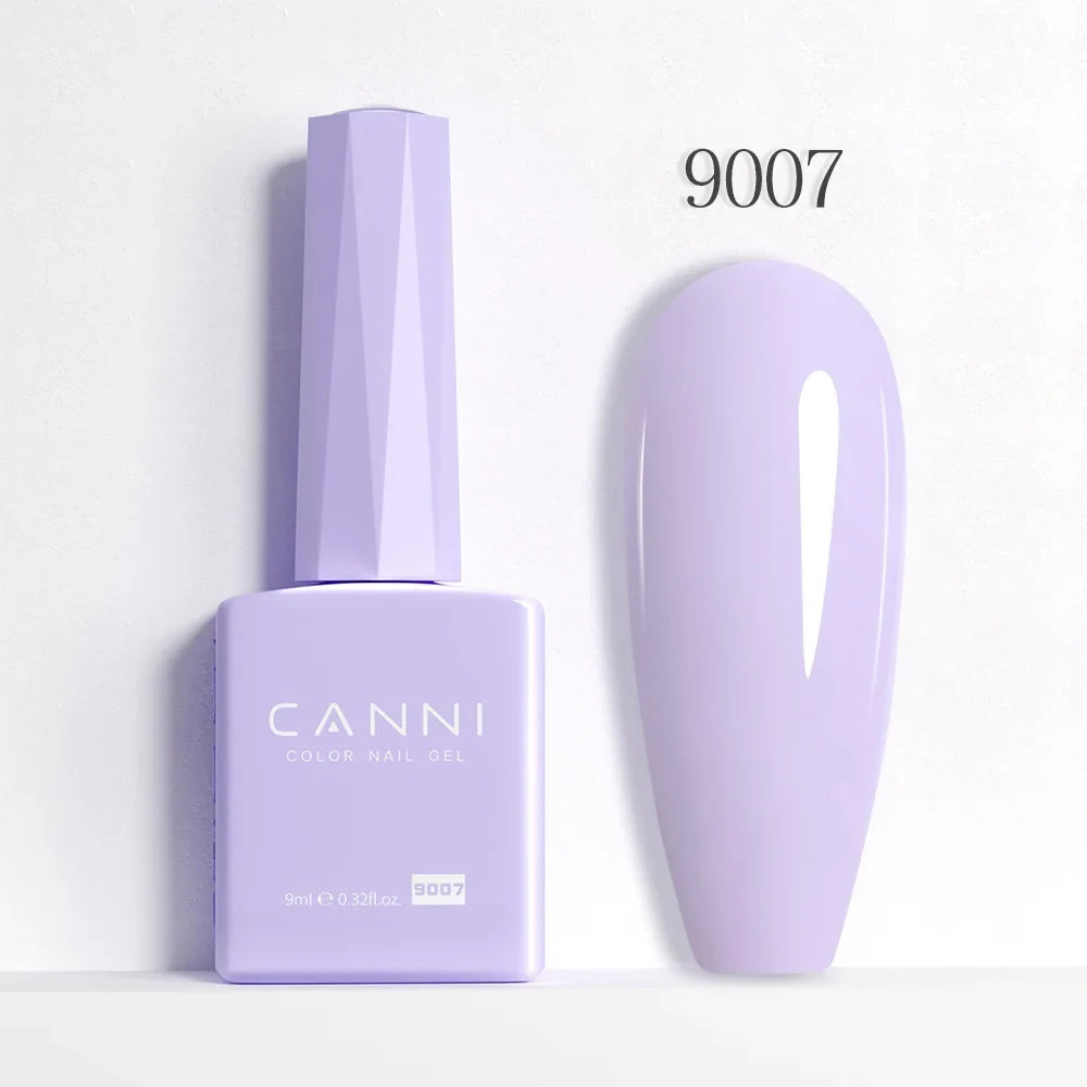 Blushimmer CANNI Hema Free Nail Gel Polish Fall Color Collection with red and nude jelly shades, long-lasting top coat, 9ml bottle