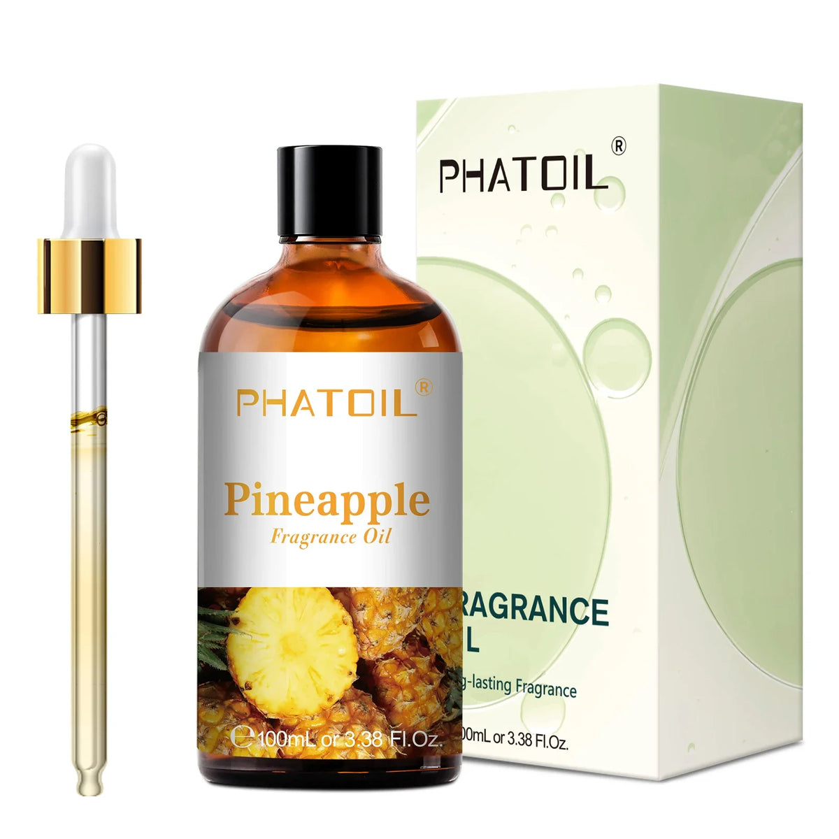Blushimmer PHATOIL aromatherapy fragrance oil set with coconut, vanilla, strawberry, cherry, and lemon scents in 100ml bottles for diffusers