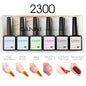 Blushimmer CANNI HEMA FREE nail gel polish set with six 9ml bottles in vibrant colors for semi-permanent UV and LED gel nails.