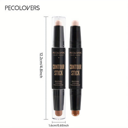 Blushimmer double head highlight pen for face makeup, waterproof liquid contour and concealer stick with pencil tip.