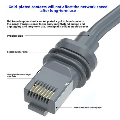 For Starlink Gen3 Ethernet Extender Adapter SPX to RJ45 for StarLink V3 Dish Router Converter Cable House/Camping Accessories