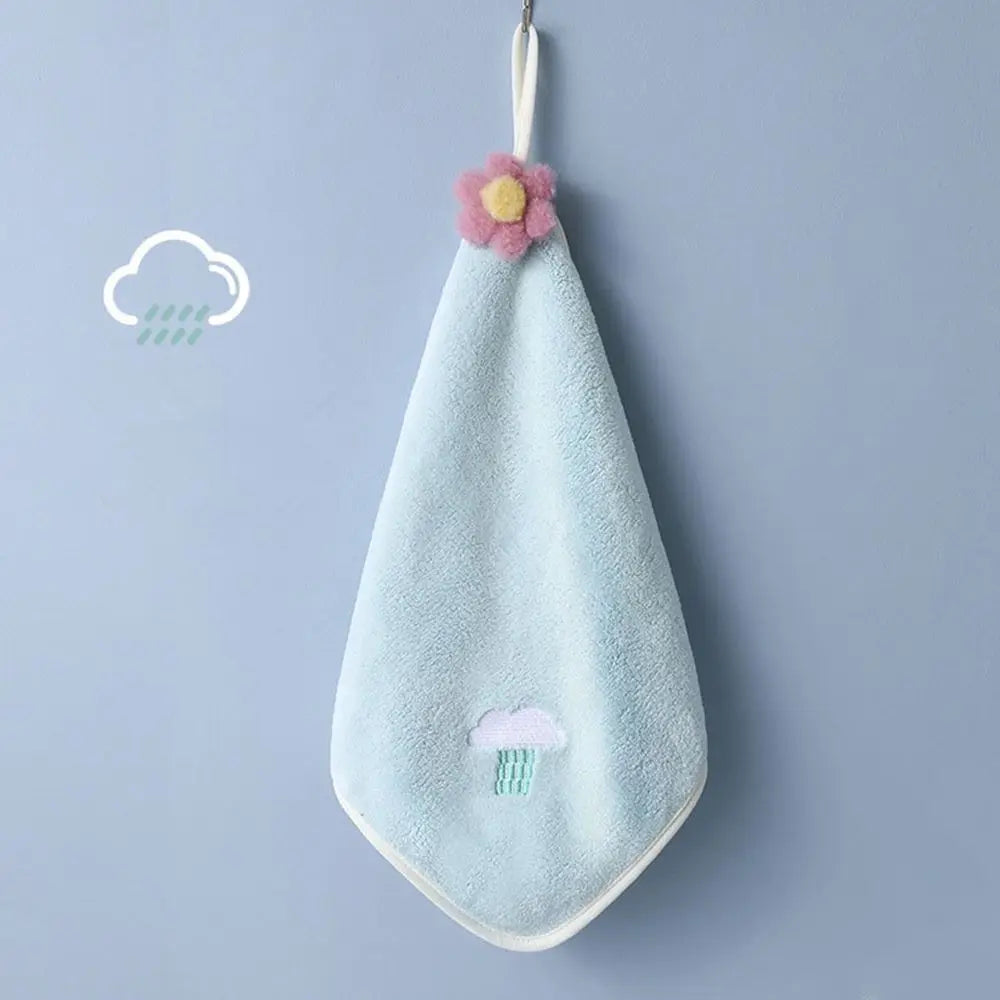 Fleece Kitchen Rags Kitchen Cleaning Bathroom Kitchen Wipe Microfiber Towel Handkerchief Dishcloths Hand Towel Kitchen Towels