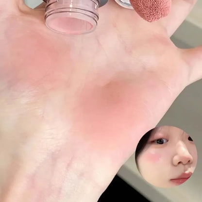 Blushimmer HERORANGE liquid blush in a natural, low-saturation matte shade, designed for enhancing complexions and multi-purpose use.