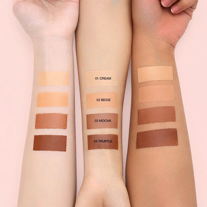 Blushimmer O.TWO.O contour stick cream for face, featuring long-wear, lightweight concealer and bronzer for easy sculpting.