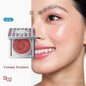 Girlcult Blushimmer emotional matte highlighter and blush pressed powder with fine shimmer for a cute Korean makeup look.