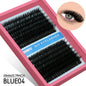Blushimmer GROINNEYA fluffy thick DIY eyelash clusters with D/DD curl, wispy style, for eyelash extensions and false lash application