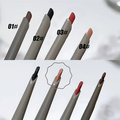 Blushimmer silky long-lasting wine red eyeliner pencil with matte finish, waterproof eye makeup pen, easy to apply for natural look