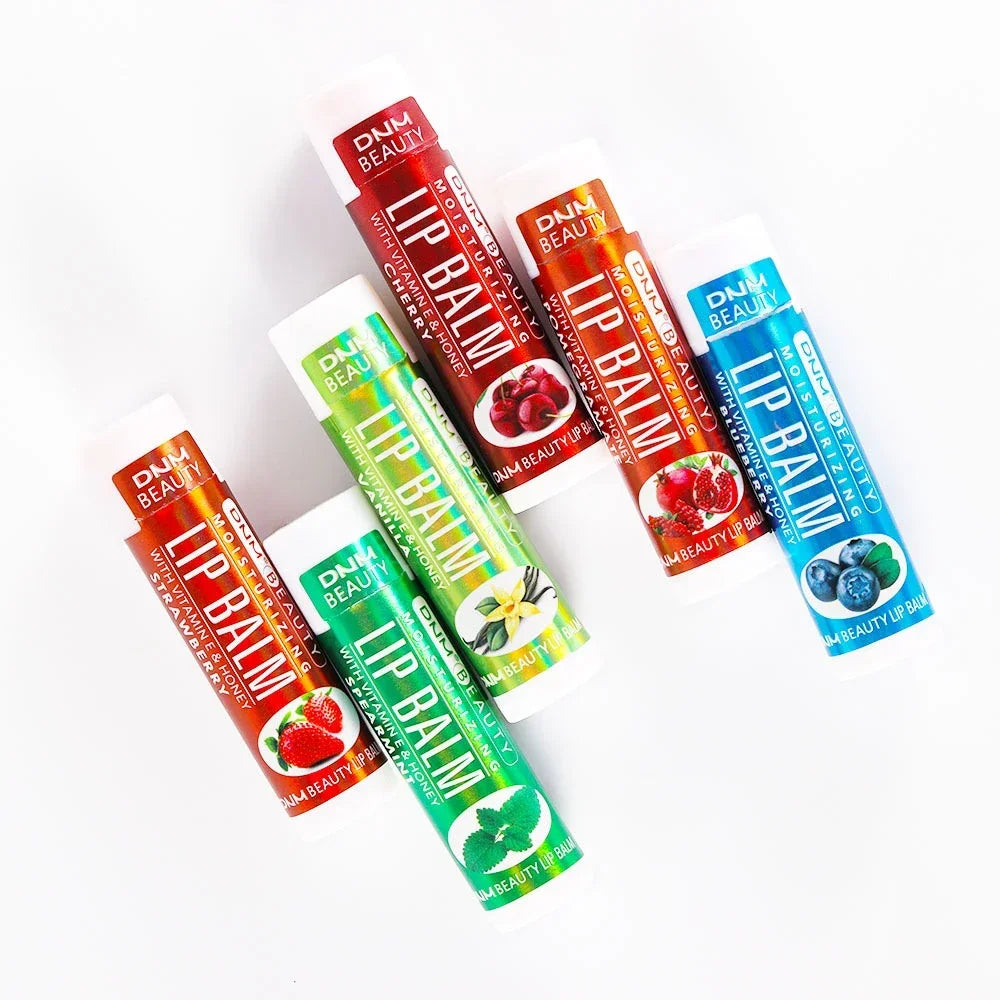 Blushimmer 18-style fruit lip balm and lip gloss with clear moisturizing, hydrating, and anti-wrinkle lip care for a long-lasting shine.