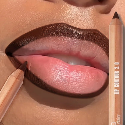 Blushimmer Pudaier Lip Contour 2.0 matte lip liner with sharpener, long-lasting, easy to color for a flawless finish.