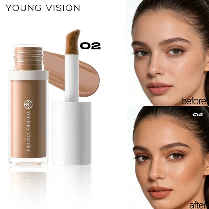 Blushimmer 4-color 3D face contour liquid bronzer with shades for highlighting, nose shadow, waterproof, natural finish in mirror compact