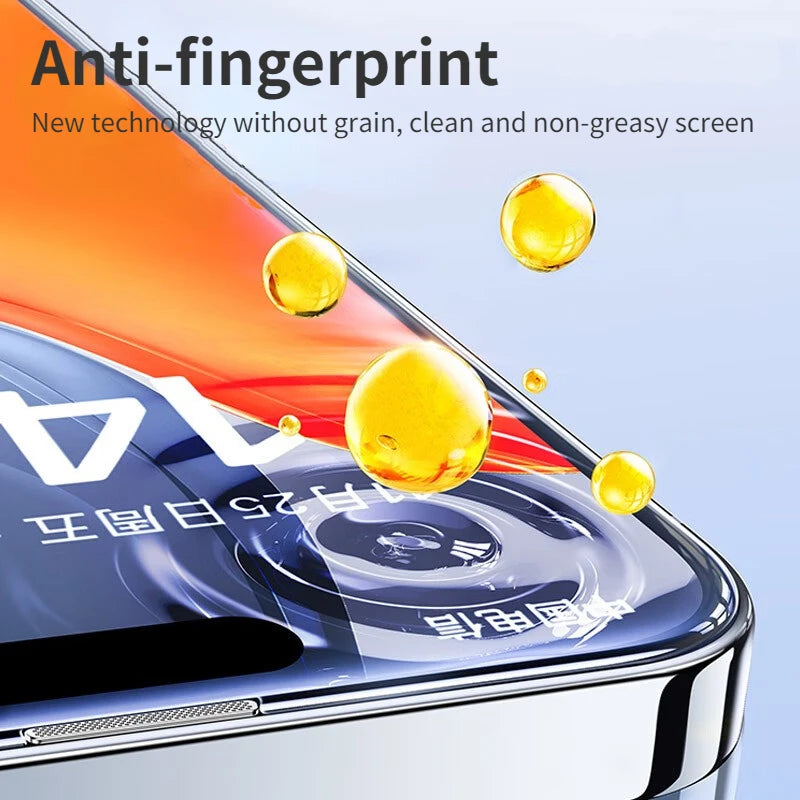 SmartDevil Full Cover One touch Screen Protector for iPhone 14 13 12Pro Max 11 Tempered Glass Edge to Edge Auto-Dust Removal Kit