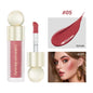 Blushimmer 7.5ml matte liquid blush in orange peach, natural face tint with waterproof, creamy, velvet finish for cheeks