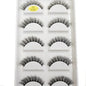 Five pairs of Blushimmer 3D mink false eyelashes with natural, full lash design for makeup and beauty enhancement.