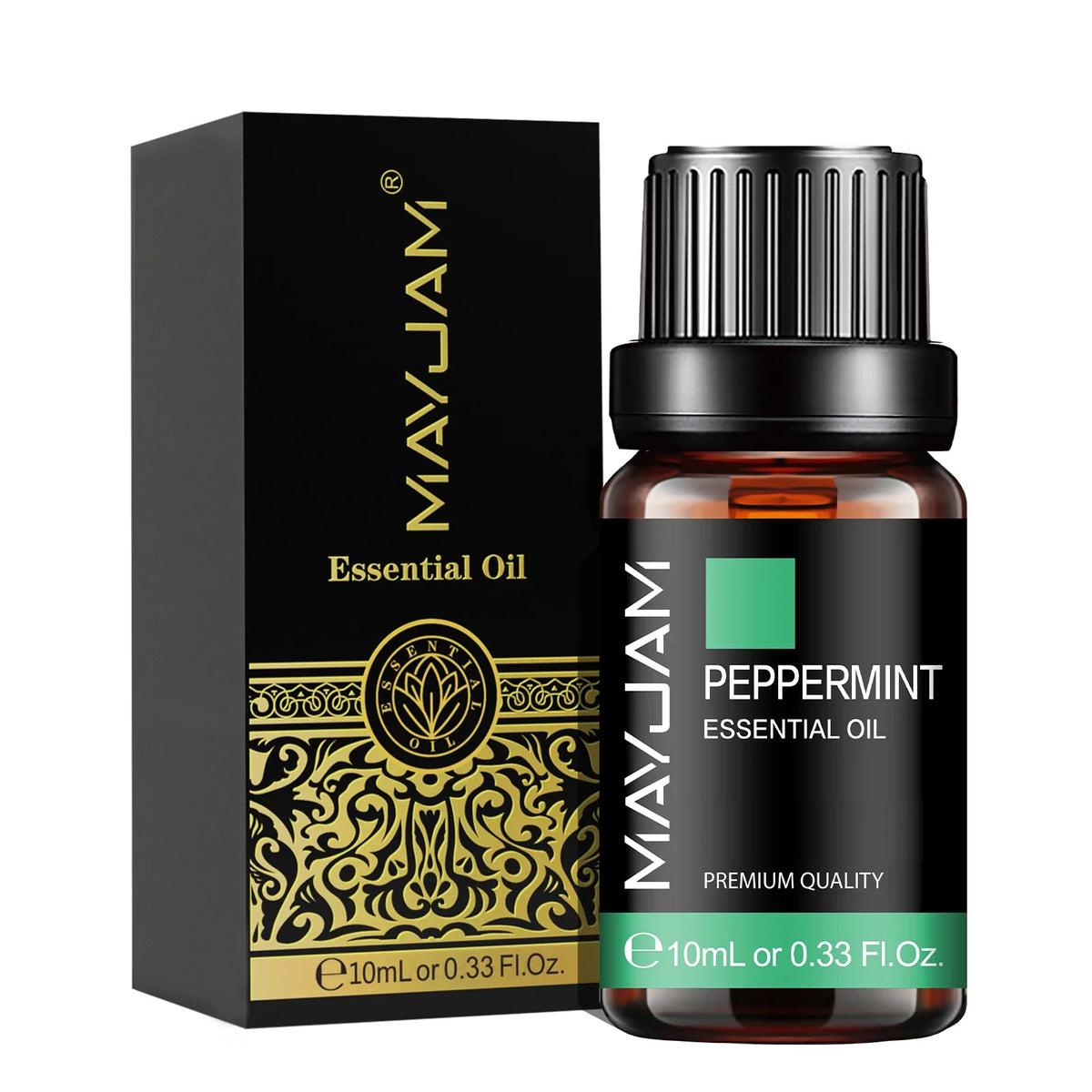 Blushimmer lavender, jasmine, eucalyptus, vanilla, sandalwood, bergamot, rosemary, citronella, and cinnamon fragrance essential oil bottle.