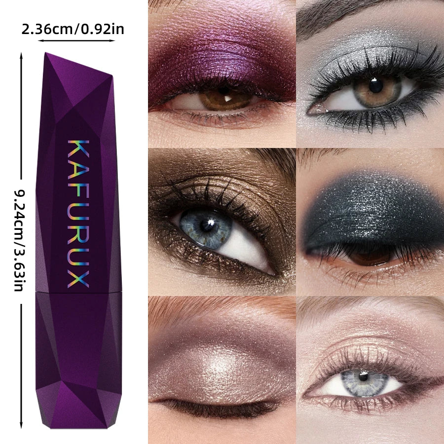 Blushimmer 25-color waterproof eyeshadow stick with glitter and matte shades, long-lasting, ideal for eye makeup and face highlight.