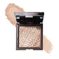 Blushimmer embossed bronzer highlighter makeup palette with 3D nose shadow and matte contour powders for facial sculpting.