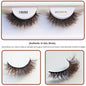 Blushimmer RED SIREN brown fluffy mink eyelashes with luxurious soft design, natural strip lash for cosplay and beauty looks