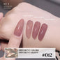 Blushimmer Mianel Japanese-style fairy gel nail polish in white, pink, and nude shades, 12ml, for summer pink nail designs.
