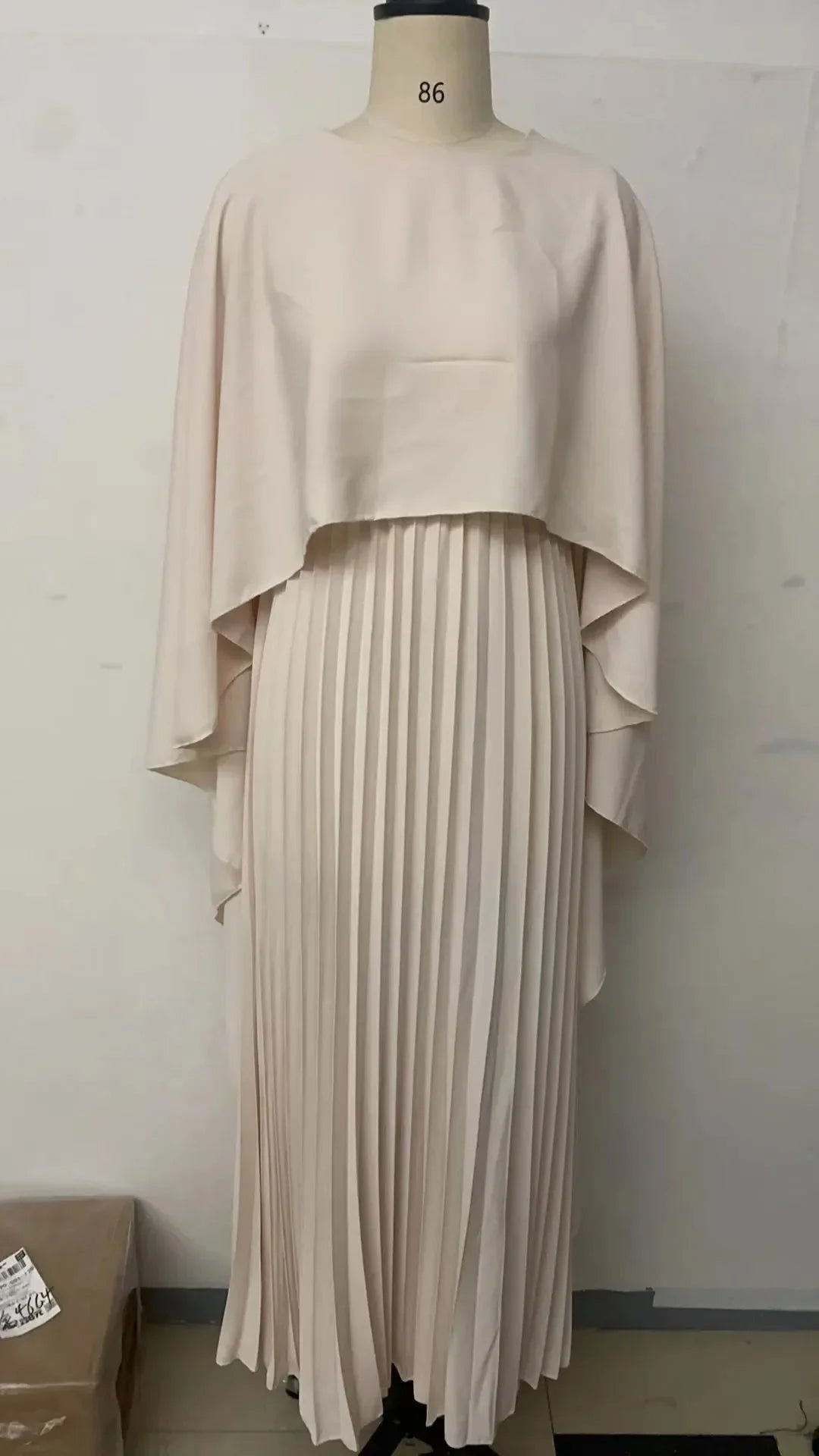 Elegant Harmony Draped Event Outfit by Luxlife Brands featuring flowing fabric and sophisticated design for formal occasions.