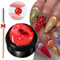 BORN PRETTY 15ml Clear Non Stick Hand Extension Gel 3D Shaping Sculpting Carving Nail Art Solid Hard Gel for Fake Nail