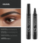 4D Microblading Eyebrow Pen 4 Forks Tip Eyebrow Tattoo Pencil Long Lasting Fine Sketch Liquid Eye Brow Make Up