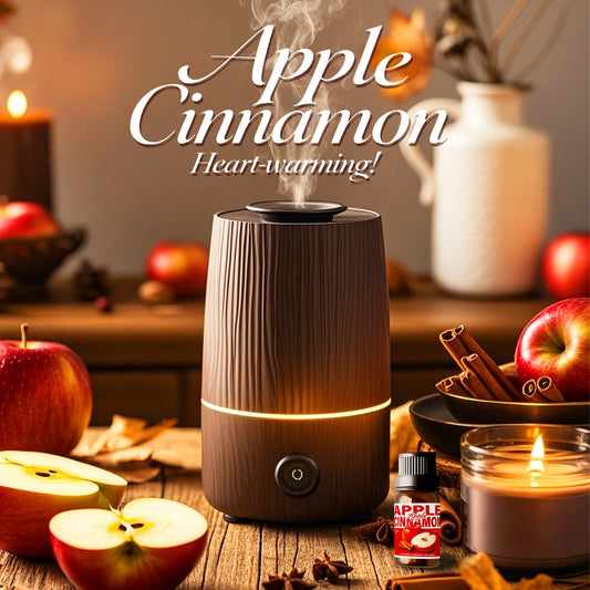 Blushimmer 10ml apple cinnamon essential oil perfume bottle, perfect for aromatherapy, skincare, and hair care, alcohol-free fragrance