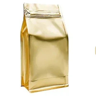 50pcs Smell Proof  Aluminium Foil Coffee Bean Powder ZipLock Packaging With Valve 125g 250g 500g 1kg Chocolate Tea Nut Bags