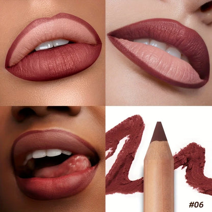 Blushimmer Pudaier Lip Contour 2.0 matte lip liner with sharpener, easy to apply, long-lasting for a flawless lip finish.