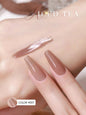 Blushimmer MIANEL Japanese style fairy gel nail polish in white pink nude, with clear and pink shades for summer nails, 12ml bottle