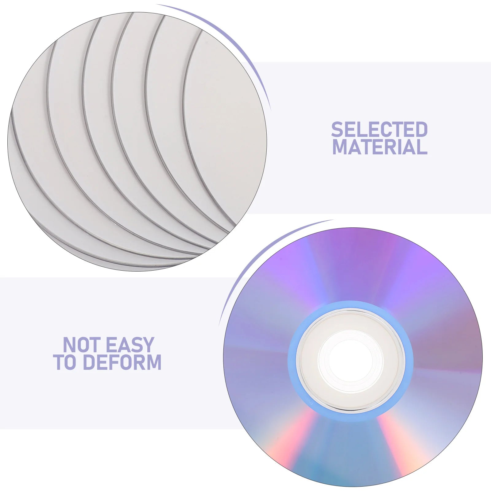 10pcs Blank DVD Discs Writable DVD-R CD-RW Discs High Capacity Recordable CD for Video Storage Photo Backup Computer Burning