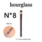 Blushimmer seamless finish angled concealer brush for liquid and cream concealer application, ideal for buildable coverage.