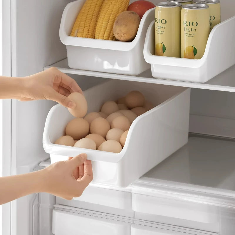 Egg storage box, kitchen food-grade crisper for refrigerator, fruit and vegetable drawer type arrangement