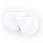 Set of 1-6 triangle velvet powder puffs by Blushimmer, reusable washable makeup sponge for face and eye makeup application.