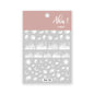 1pc Flower Nail Stickers Summer Floral Leaf Plant 5D Embossed Nail Slider Decals Self-Adhesive Nail Art Supplies Manicure Decor