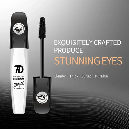 7D Fiber Mascara - Waterproof Lengthening & Thickening Black