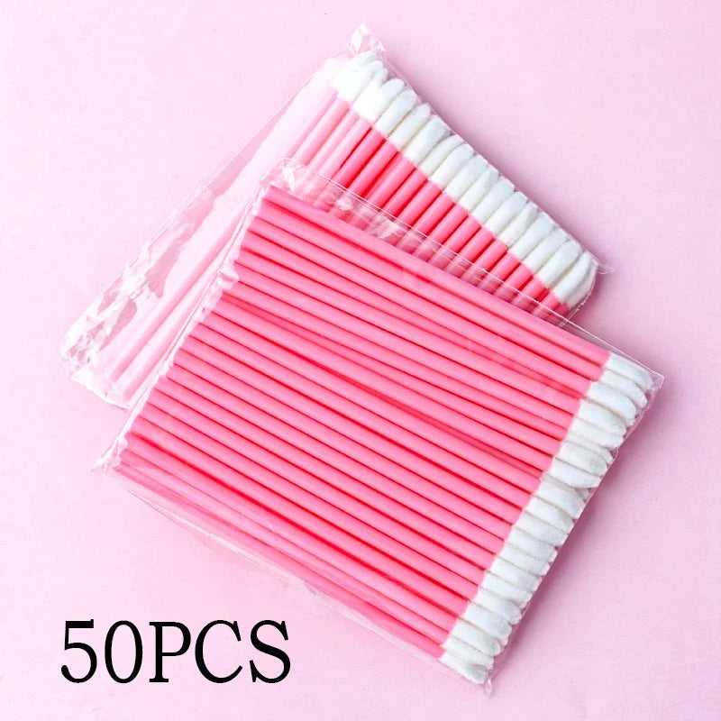 Wholesale set of 50 or 1000 Blushimmer lip brushes and applicators for lipstick, lip gloss, eyelashes, and makeup application.