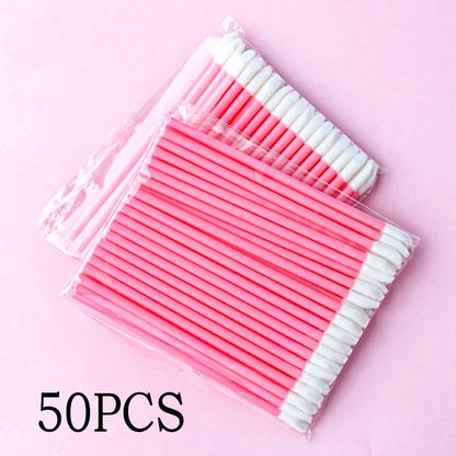 Wholesale set of 50 or 1000 Blushimmer lip brushes and applicators for lipstick, lip gloss, eyelashes, and makeup application.