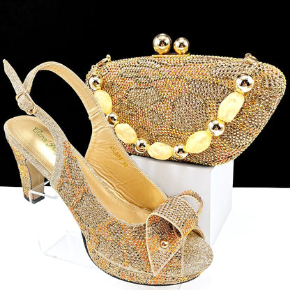 Elegant Italian shoes and matching bags set by EdleessFashion, featuring luxurious craftsmanship and stylish design.